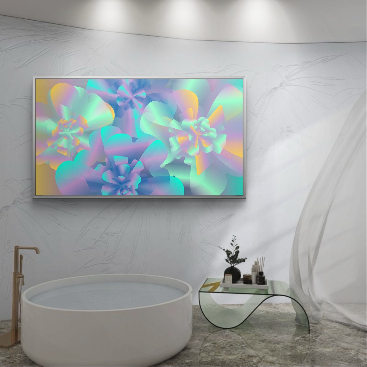 fiori in rugiada
